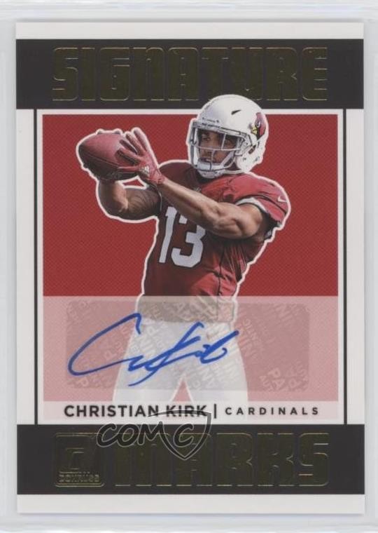 2018 Panini Donruss Signature Marks Christian Kirk #SM-CK Rookie Auto RC 0d6s