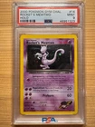 Team Rocket’s Mewtwo PSA 9 Pokemon WOTC 2000 Gym Challenge 14/132 Swirl Low POP