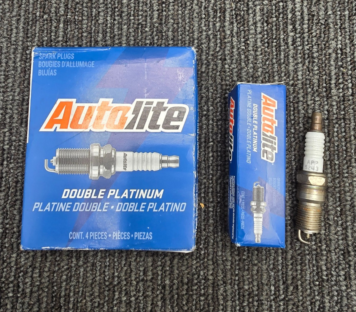 QTY 8 Autolite APP5243: Double Platinum Spark Plug for HGRMQP 88901020