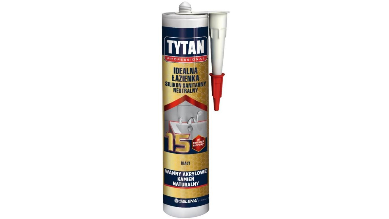 SANITARY TITANIUM SILICONE PERFECT BATHROOM 280ML WHITE /T2UK