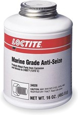Loctite 34395 Marine Grade Anti-Seize Compound 1 Each 8 oz, Black