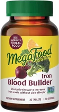 MegaFood Blood Builder Iron Supplement Clinically Shown to Increase Iron Levels