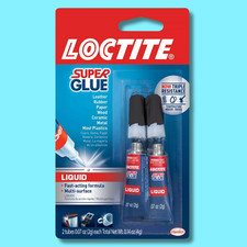 Super Glue 0.07 Oz. Liquid Clear 2 Pack Tubes Each 