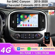 For GMC Canyon 15-20 Chevrolet Colorado 15-18 Car GPS BT5.4DSP SWC 8core 8+128GB