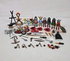 VTG Playmobil Figures Lot Medieval Knights Horse Vulture Weapons Shields