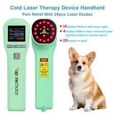 LLLT Cold Laser Therapy Device - Infrared Red Light Therapy for Dogs, Pets, Vet