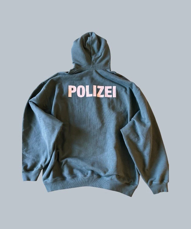 Vetements Polizei Hoodie Size XS | eBay