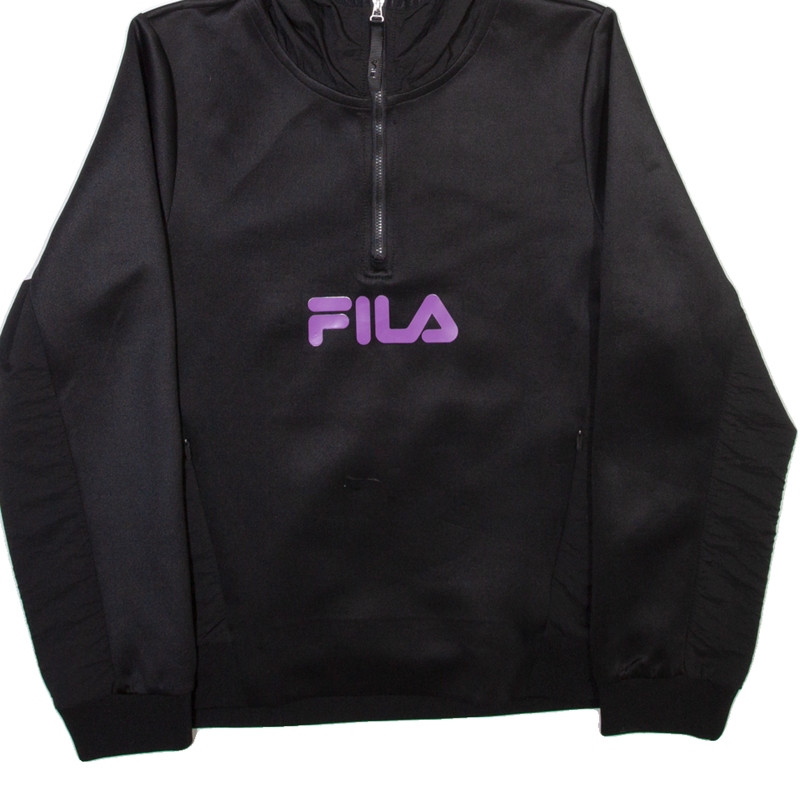 FILA Felpa con Cappuccio Uomo Nera M