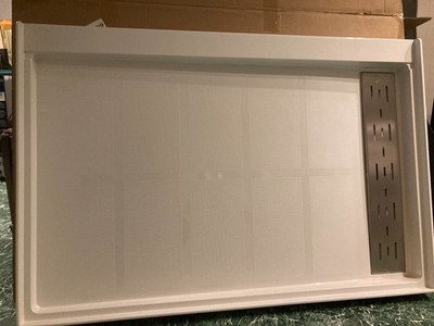White acrylic shower base,  Elegant brand,  48 x 32,  alcove installation,