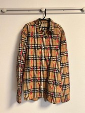 Men size M Shirt Burberry 2018Aw Scribble Check Shirt LTD Original Collection VH