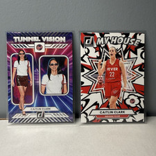 Panini Donruss Caitlin Clark Indiana Fever Tunnel Vision & My House 2 Cards