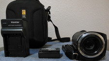 Sony HDR-CX100 2 batteries, charger,bag, 32GB SSDcard Pre-Owned