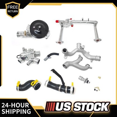 Upgraded Cooling Water Pump Pipe System Kit Fits For Jaguar Land Rover 3.0L V6