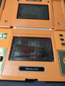 Vintage Nintendo Donkey kong Multi Scren Game and watch cib French Version JUNK