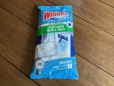 Windex Outdoor Refill Pads Streak Free For Windows New Sealed Package