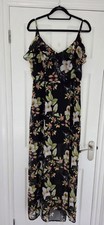 BNWT Lipsy Floral Chiffon Maxi Dress UK14