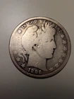 1896 barber half dollar full date free shipping no reserve