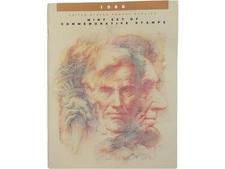 Foreign Books Us Post Office Magazine With Commemorative Stamps 1986 Edition Boo