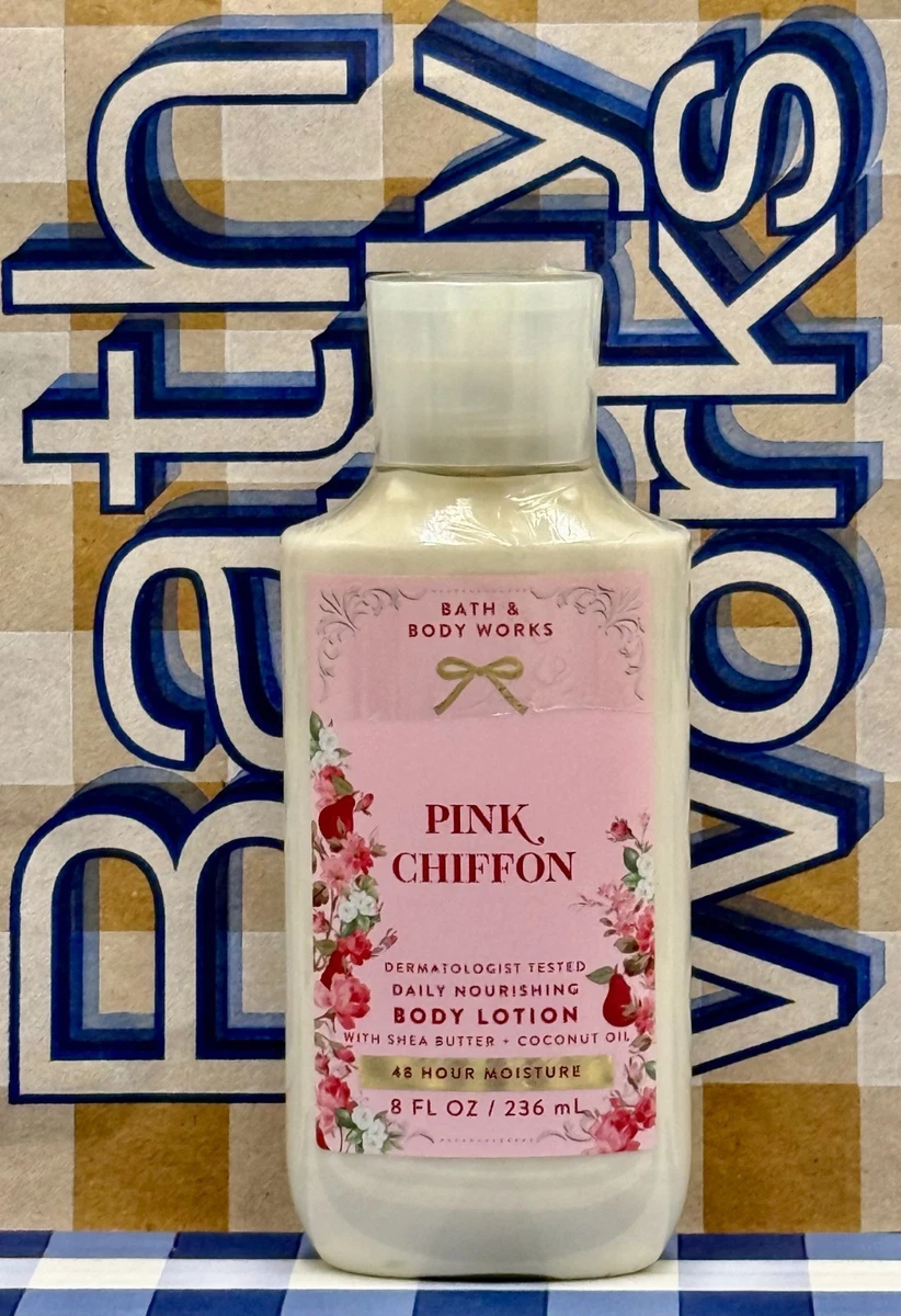 Bath & Body Works Pink Chiffon Body Lotion Daily Nourishing Shea