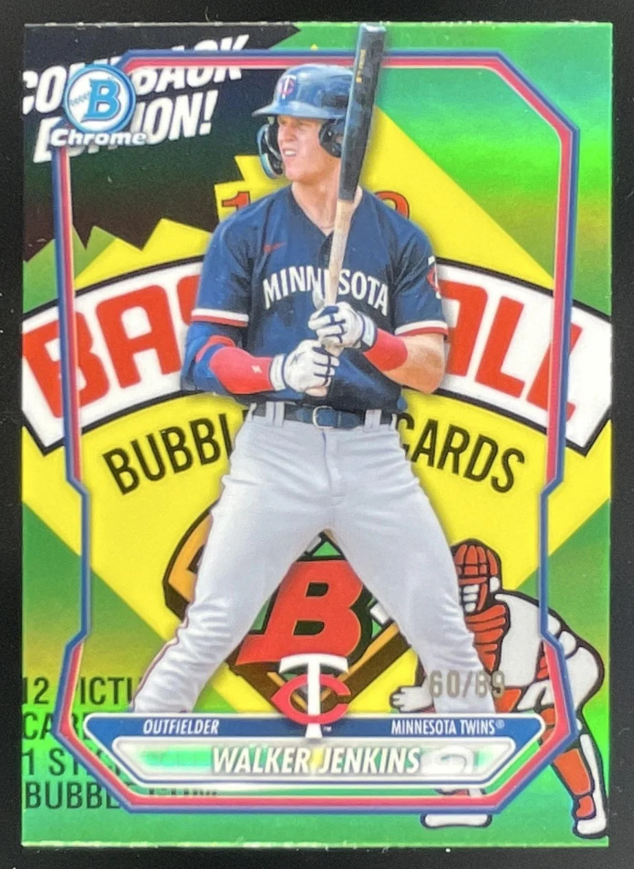 2026 Bowman Chrome Prospects PackFractor Variation #BCP-98 Walker Jenkins /89