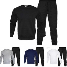 Men's Tracksuit 2-Piece Set O-Neck Sweatshirt  Pants Casual Sportswear