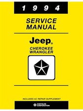 1994 Jeep Cherokee Wrangler Shop Manual