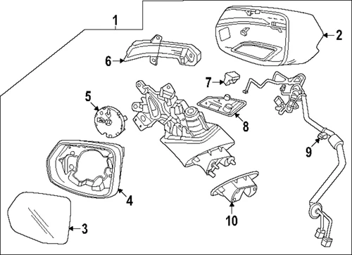 Genuine Acura Bezel 84441691