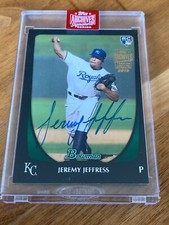 2019 Topps Archives Signature AUTO RC Jeremy Jeffress 06/56 #195