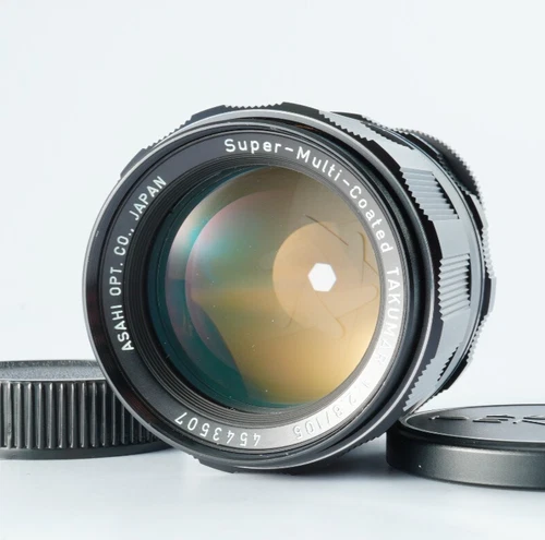 EX+5 ASAHI PENTAX Super Multi Coated TAKUMAR 105mm F/2.8 SMC MF Lens From JAPAN
