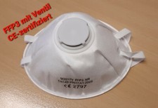 FFP3 Schutzmaske mit Ventil Mundschutz Feinstaubmaske Schutz Atemschutz
