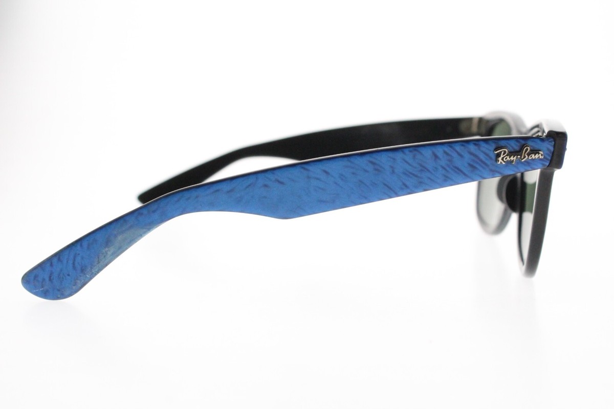 VINTAGE B&L RAY-BAN BLUE PEARLIZED TRIM G15 STREET WAYFARER