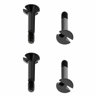 4 H SCREW FOR HUBLOT KING POWER CERAMIC WATCH FIT RUBBER STRAP BAND BLACK PVD
