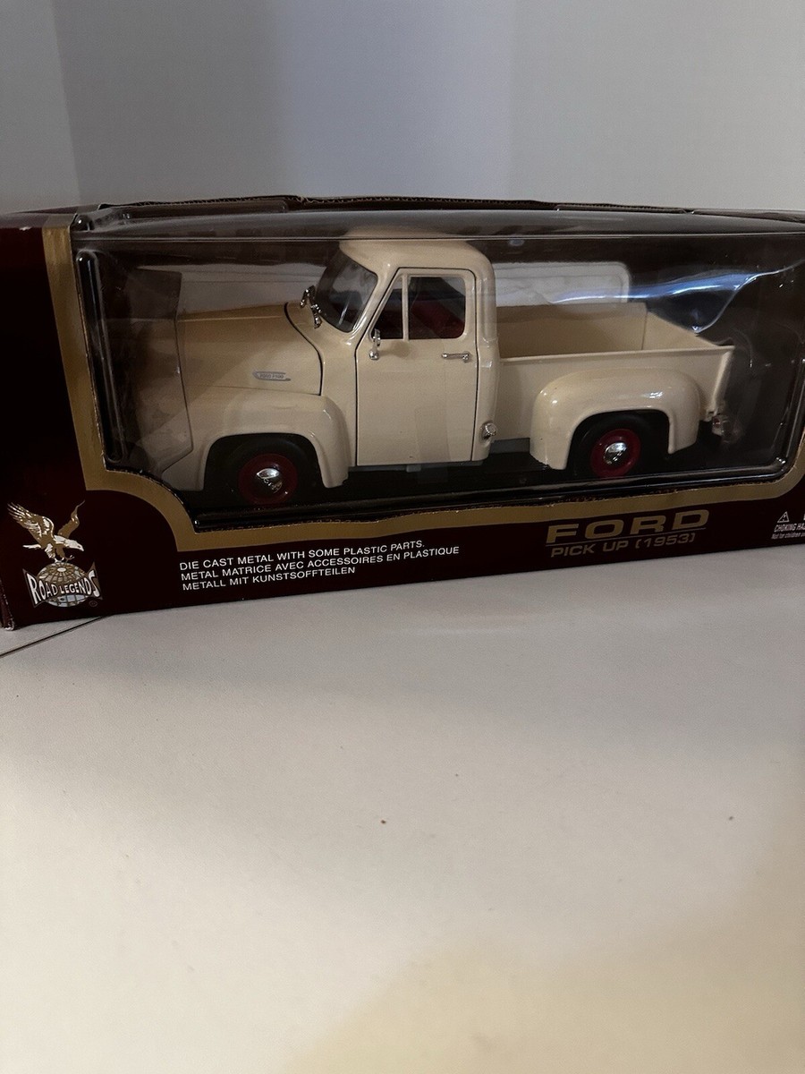 1953 Black Ford F-100 Pickup Yat Ming Road Legends 1/18