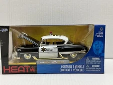 JADA TOYS HEAT 1953 CHEVY BEL AIR 1:24 SHERIFF POLICE DIECAST MODEL CAR  #83