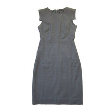 NWT J.Crew Resume Sheath in Heather Flannel Italian Stretch Wool Dress 8P $188