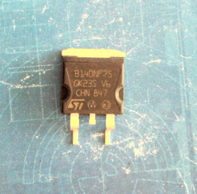 Power MOSFET  B140NF75  N-channel 75V - 0.0065Ω - 120A. Power Transistor