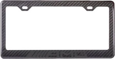 Mercedes Benz License Plate Frame Real Carbon Fiber AMG (Ghost Effect)