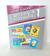 A Beka Writing & Seatwork 1 Curriculum Lesson Plans
