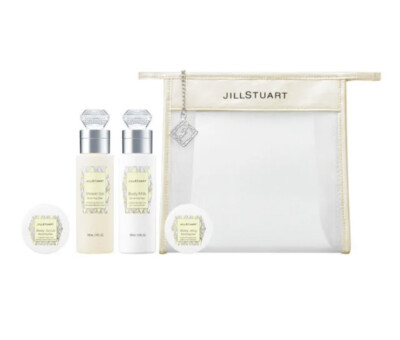 JILL STUART Bath & Body Welcome Set with Pouch Blossoming Pear Limited Edition