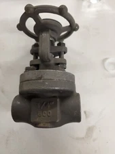 Vogt 12111 3/4" NPS Forged Steel Class 800 Gate Valve Threaded Both Ends NeW