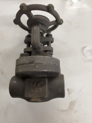 Vogt 12111 3/4'' NPS Forged Steel Class 800 Gate Valve Threaded Both Ends NeW