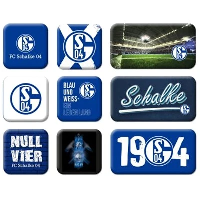 Magnet FC Schalke 04 Magnete Kühlschrankmagnet Stadion Logo Kumpel Malocher S04