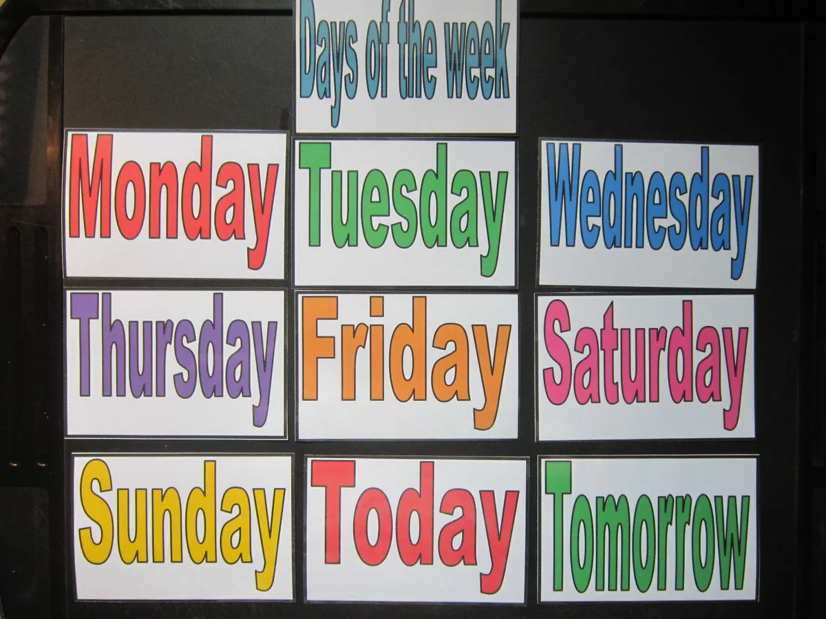 2. What do they do? - days of the week. (O que eles fazem? - Dias da  semana.) MONDAY WEDNESDAY THURSDAY 