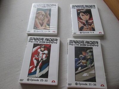 22 Folgen Saber Rider and the Star sheriffs 4 DVD 2 OVP 5-8,13-18,25-30,31-36