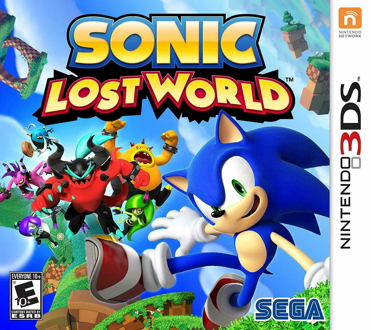 Sonic Lost World Nintendo 3DS 2DS SEGA 3D Platformer Adventure