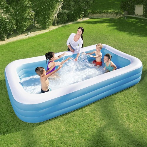 Bestway Deluxe Blue Rectangular Family 