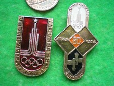 Moscow 1980 Summer Olympics + ???? / Soviet Rare Badges 