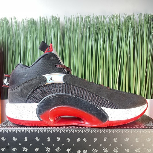 Nike Air Jordan 35 Bred Black Red Mens Basketball Shoes CQ4227-030 Size 13 - Picture 3 of 10