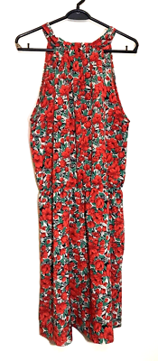 Women Floral Sleeveless Elastic Drop Waist Summer Outdoor Casual Dress Size M | eBay Women Floral Sleeveless Elastic Drop Waist Summer Outdoor Casual Dress Size M | eBay