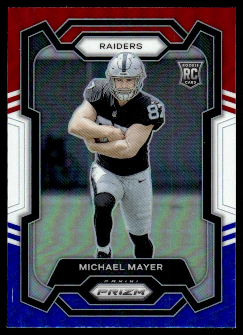 2023 Panini Prizm Rwb Michael Mayer Rookie Las Vegas Raiders #361
